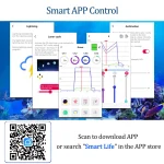 PopbloomRl90 WiFi LED Aquarium Light 200W Reef Marine Lamp 5 | PricZone Popbloom Rl90 WiFi LED Aquarium Light 200W Reef Marine Lamp 5 | PricZone