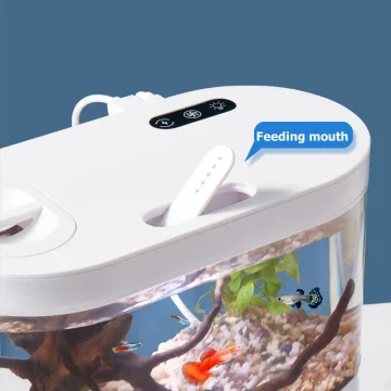 Desktop Aquarium Fish Tank with Biochemical Filtration 2