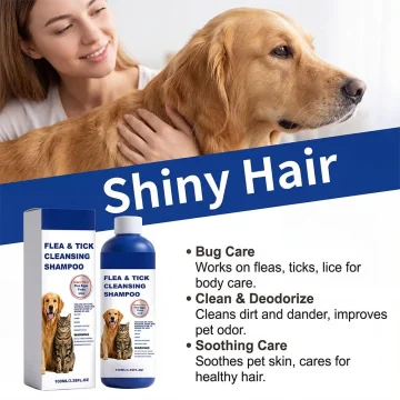 Flea Tick Shampoo for Dogs Cats 100Ml Mild Formula 2