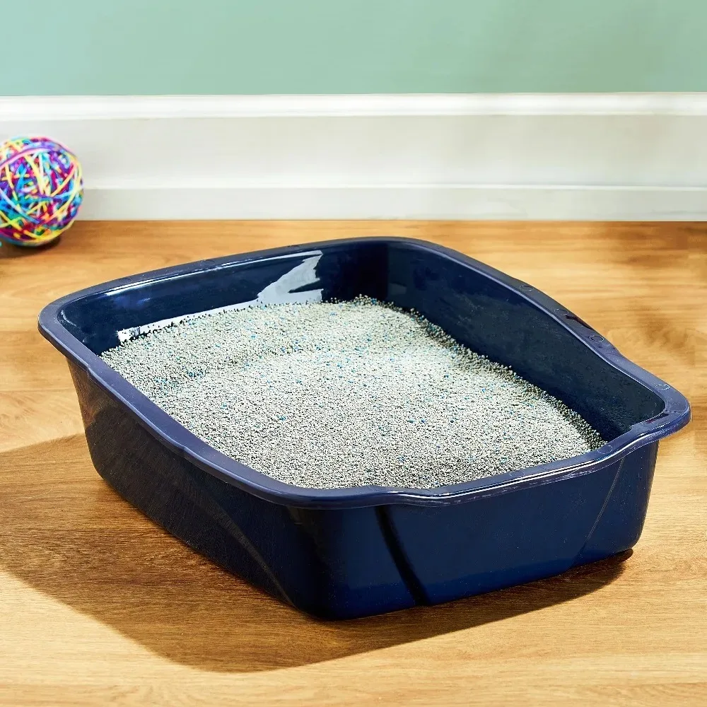 Large Open Cat Litter Box High Capacity AntiSplash Easy 3 | PricZone Large Open Cat Litter Box High Capacity Anti Splash Easy 3 | PricZone