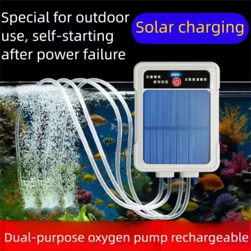 Solar Charging Outdoor Fishing Oxygen Pump Aquarium Aerator 1