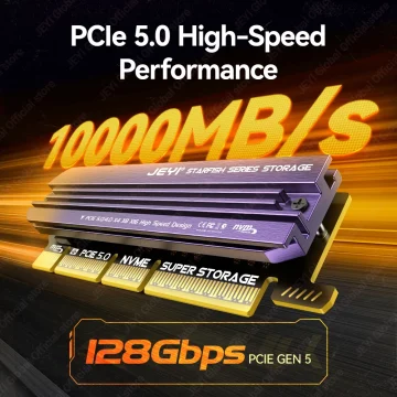 Jeyi M.2 NVMe to PCIe 5.0 Expansion Card 2
