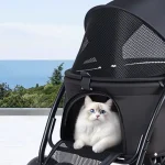 Foldable Pet Stroller for Small Medium Dogs Cats 2 In 1 1 | PricZone