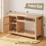 55 75inch Gallon Aquarium Fish Tank Stand with Built In Power 3 | PricZone