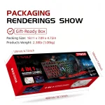 4 in 1 Gaming Combo Set with RGB Keyboard and Mouse 4 | PricZone