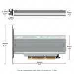 Jeyi 2Bay M2 Nvme SSD Pcie 50 X16 Expansion Card 6 | PricZone Jeyi 2 Bay M2 Nvme SSD Pcie 50 X16 Expansion Card 6 | PricZone