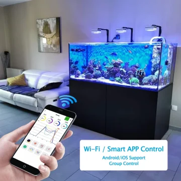 Popbloom Rl90 WiFi LED Aquarium Light 200W Reef Marine Lamp 1 | PricZone