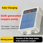 Solar Charging Outdoor Fishing Oxygen Pump Aquarium Aerator 2 | PricZone