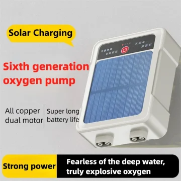 Solar Charging Outdoor Fishing Oxygen Pump Aquarium Aerator 2