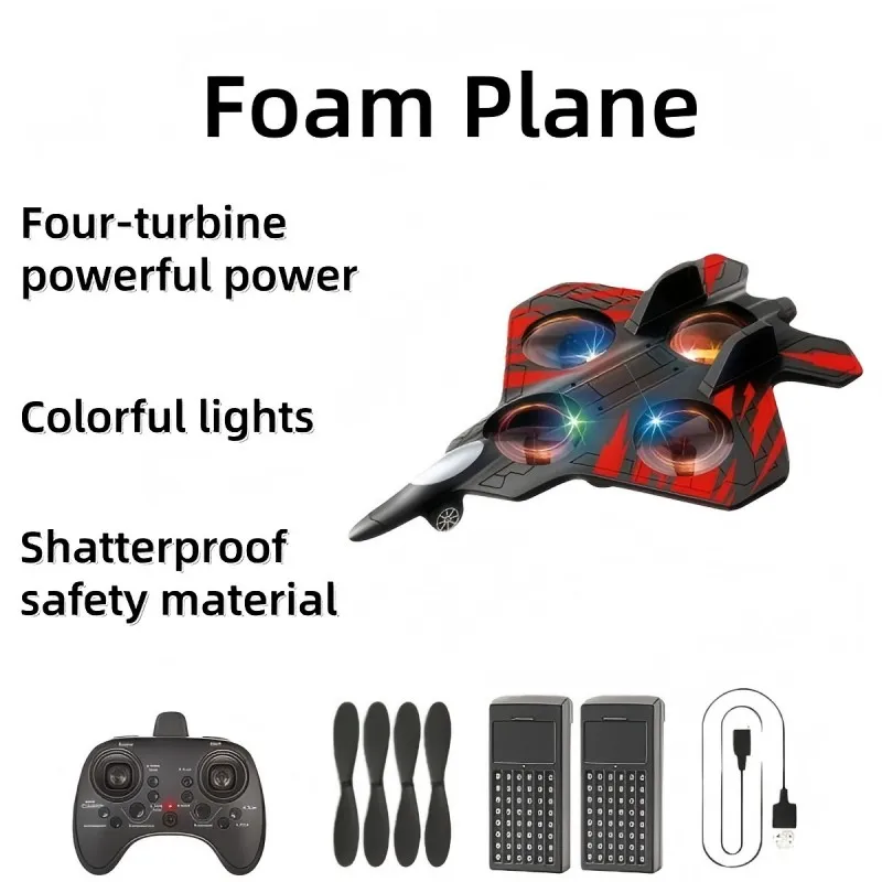 4G Remote Control Foam Fighter Airplane Toy with Light Stunt 6 | PricZone 4G Remote Control Foam Fighter Airplane Toy with Light Stunt 6 | PricZone