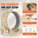 Wooden Cat Exercise Wheel Large Treadmill for Indoor Cats 5 | PricZone