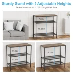 2029 Gallon Fish Tank Stand 3Tier Adjustable Large 4 | PricZone 20 29 Gallon Fish Tank Stand 3 Tier Adjustable Large 4 | PricZone