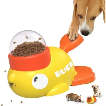 Interactive Dog Treat Dispenser Toy and Slow Feeder Bowls 1 | PricZone
