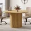 Tribesigns Modern Wood Conference Table for 4-6 People