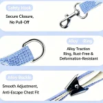 Random 2Pcs Cute Kitten and Leash Set Adjustable Breathable 5 | PricZone Random 2Pcs Cute Kitten and Leash Set Adjustable Breathable 5 | PricZone