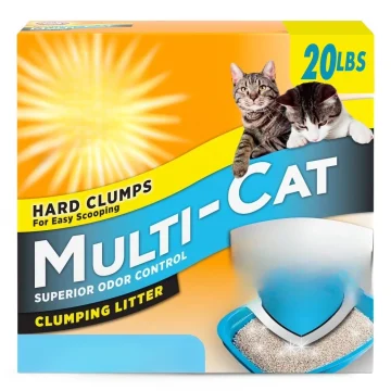 Icute  Multi Cat Clumping Litter Unscented 20 Lb Fast 1 | PricZone