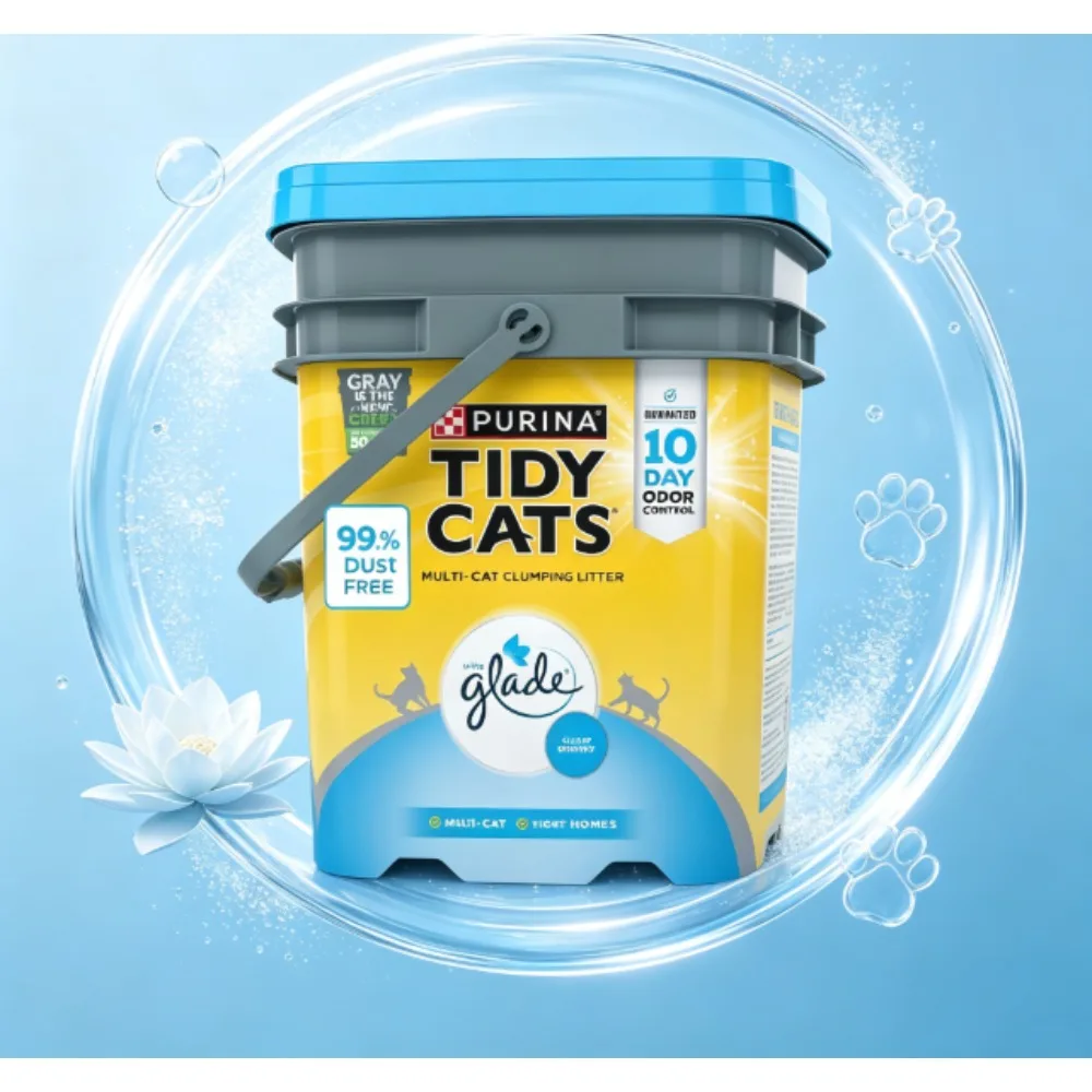 Purina Tidy Cats Cat Litter with Glade Clear Springs Scent 4 | PricZone Purina Tidy Cats Cat Litter with Glade Clear Springs Scent 4 | PricZone