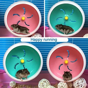 Silent Hamster Wheel for Small Pet Exercise 2