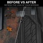 Heavy Duty Rubber Car Floor Mats Waterproof All Weather 6 | PricZone