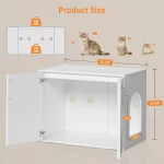 MultiFunctional Hidden Cat Litter Box Enclosure Wooden 5 | PricZone Multi Functional Hidden Cat Litter Box Enclosure Wooden 5 | PricZone