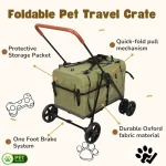 Pet Stroller Oldable Travel Crate for Small and Medium Dog 6 | PricZone Pet Stroller Oldable Travel Crate for Small and Medium Dog 6 | PricZone
