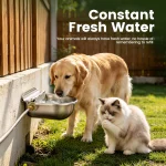 Stainless Steel Cow Dog Water Dispenser with Float Ball 7 | PricZone