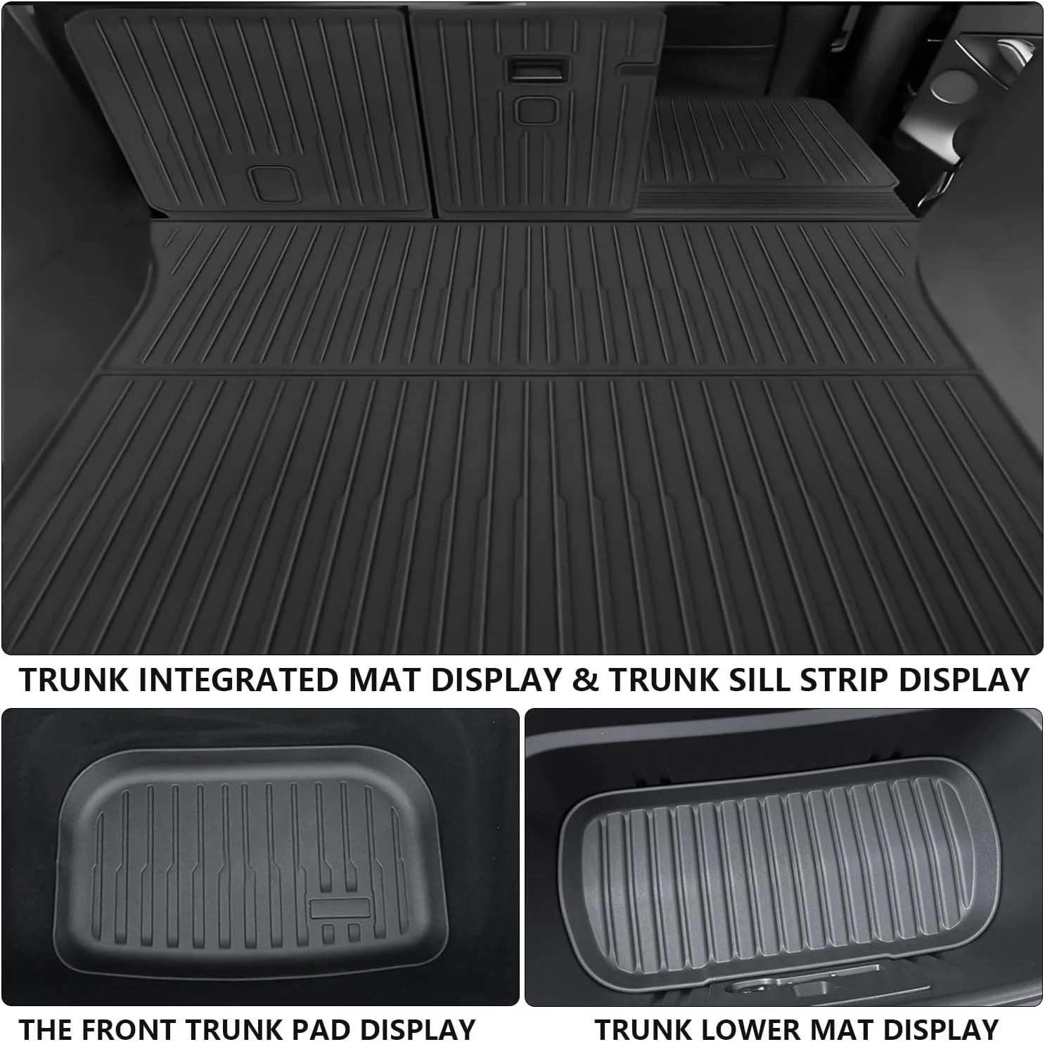 Tesla Model Y Juniper All Weather Floor Mats Set 3 | PricZone Tesla Model Y Juniper All Weather Floor Mats Set 3 | PricZone