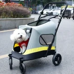 Dog Stroller for Small Medium Dual Entry Pet All Terrain 1 | PricZone