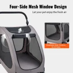 Succebuy Pet Stroller Puppy Carrier W Breathable Mesh 5 | PricZone