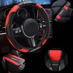 6Pc Car Interior Gift Set Faux Leather Breathable 4 | PricZone 6Pc Car Interior Gift Set Faux Leather Breathable 4 | PricZone