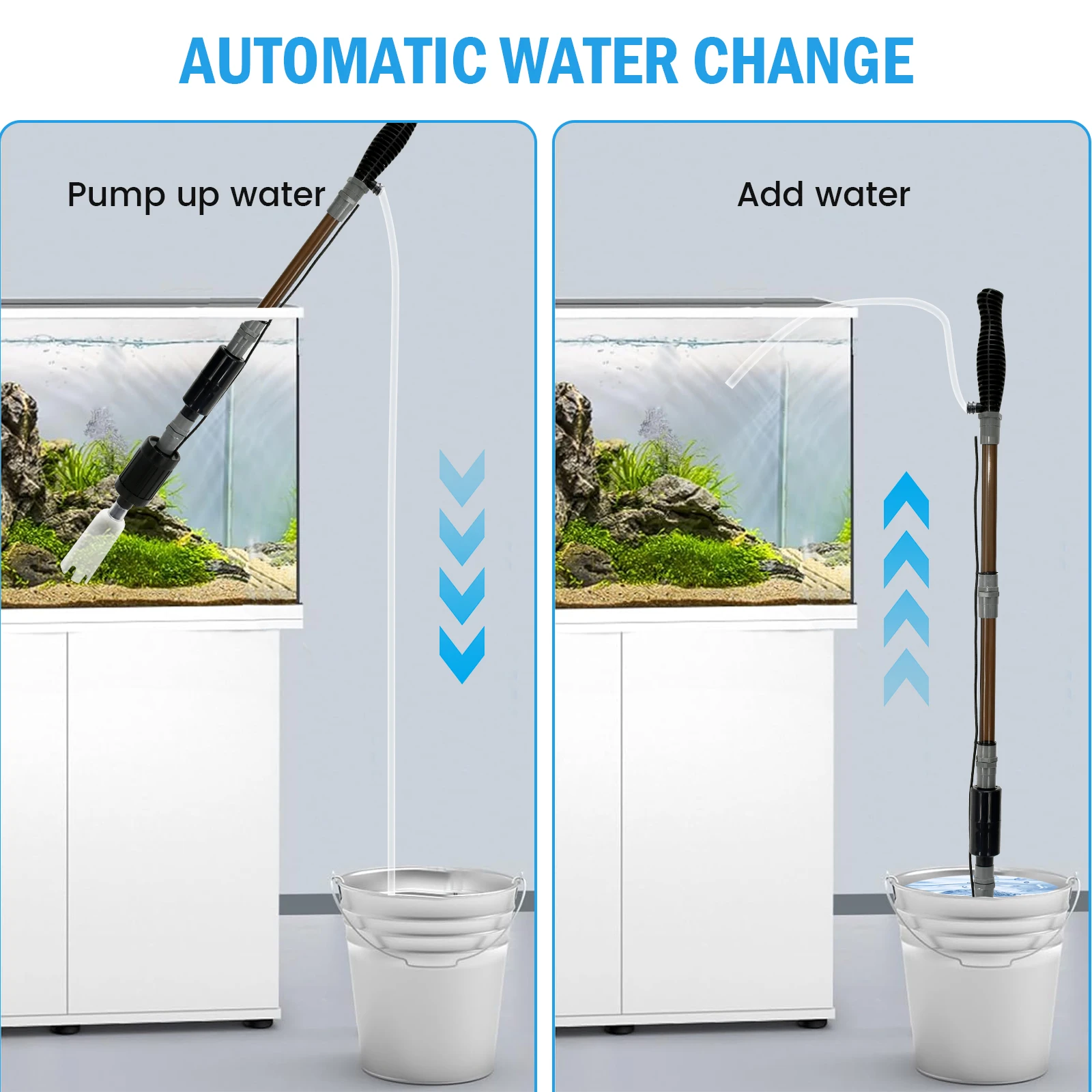 6 In 1 Aquarium Gravel Cleaner Tool Strong Suction Electric 5 | PricZone 6 In 1 Aquarium Gravel Cleaner Tool Strong Suction Electric 5 | PricZone