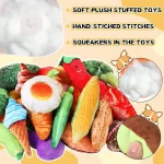 3 4 Pieces Of Randomly Made Dog Squeaky Toys Cute Plush 3 | PricZone