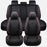 Complete Car Seat Cover Accessories Set for Dodge Leather 2 | PricZone
