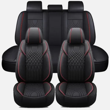 Complete Car Seat Cover Accessories Set for Dodge Leather 2