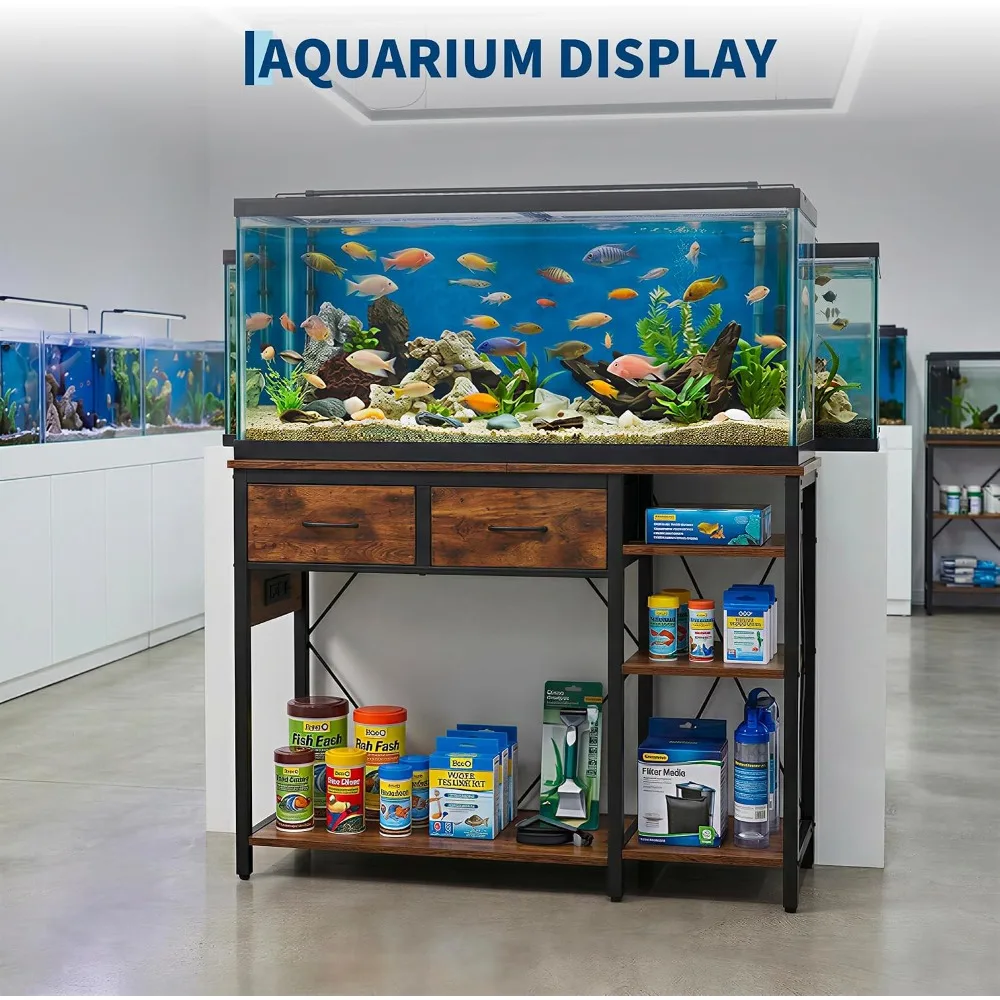 Aquarium Stand with Power Outlet for Fish Or Reptile Tank 6 | PricZone Aquarium Stand with Power Outlet for Fish Or Reptile Tank 6 | PricZone