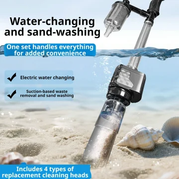 Aquarium Water Change Pump Electric Fish Tank Cleaning Tool 1