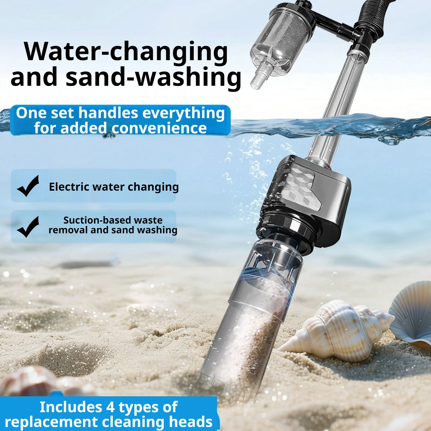 Aquarium Water Change Pump Electric Fish Tank Cleaning Tool 1 | PricZone Aquarium Water Change Pump Electric Fish Tank Cleaning Tool 1 | PricZone