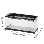 Small Fish Tank Acrylic Clear Desk Aquarium with Filter 6 | PricZone