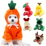 Cute Fruit Dog Hoodies Warm Fleece Small Clothing 1 | PricZone