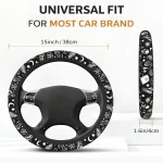 Universal Anti Slip Car Protector Steering Wheel Cover 2 | PricZone