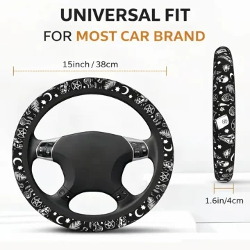 Universal Anti-Slip Car Protector Steering Wheel Cover 2
