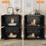 MultiFunctional Hidden Cat Litter Box Enclosure Wooden 6 | PricZone Multi Functional Hidden Cat Litter Box Enclosure Wooden 6 | PricZone