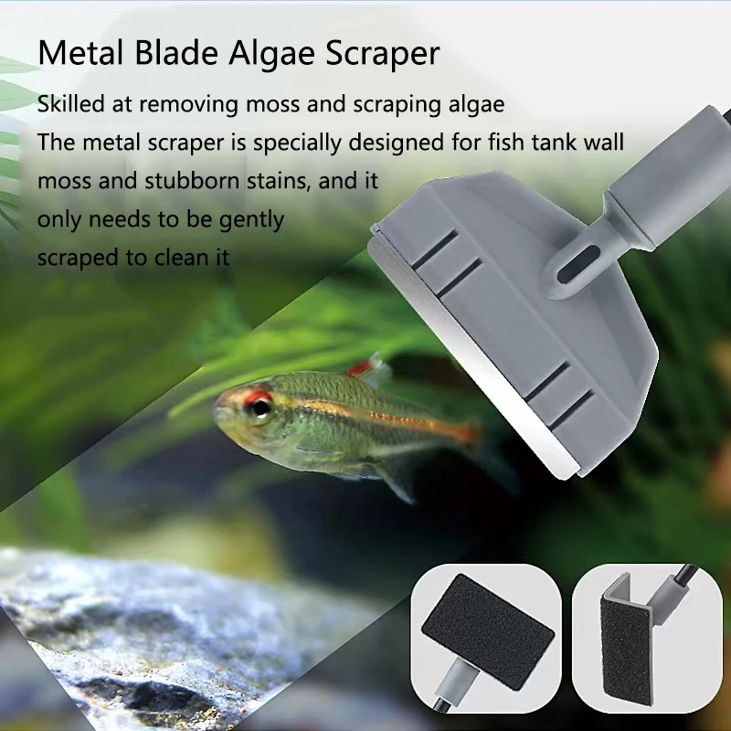 Aquarium Fish Tank Cleaning Tools Kit Algae Tank Cleaner 2 | PricZone Aquarium Fish Tank Cleaning Tools Kit Algae Tank Cleaner 2 | PricZone