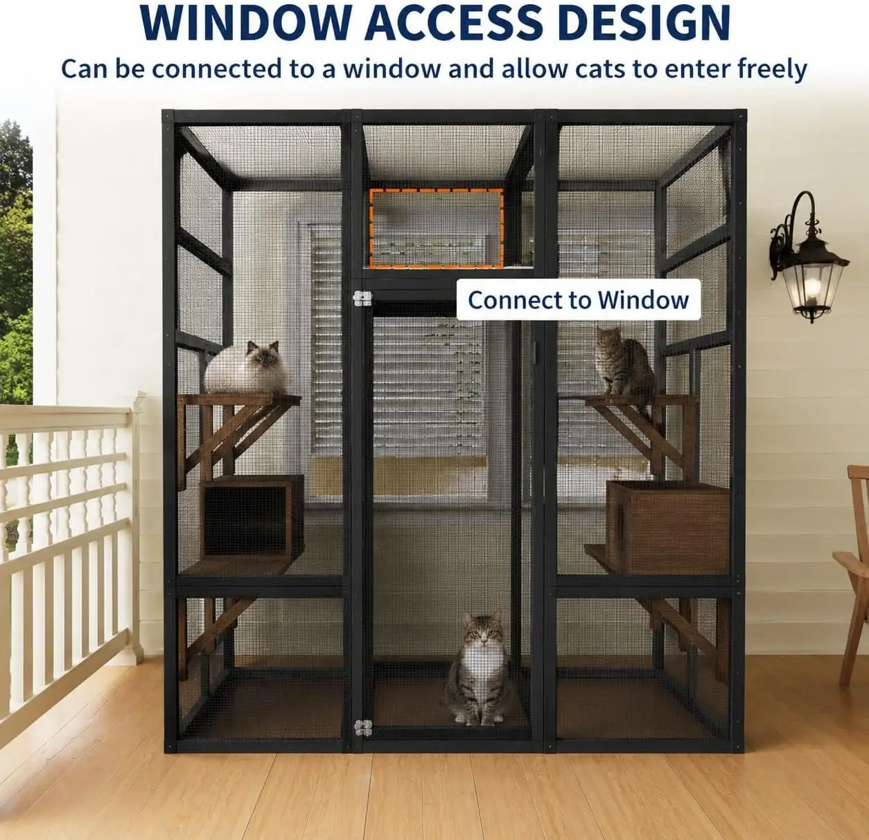 WalkIn Catio Outdoor Cat Enclosure Large House 8 | PricZone Walk In Catio Outdoor Cat Enclosure Large House 8 | PricZone