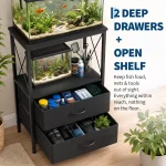 Metal Aquarium Stand for 5 To 10 Gallon Fish Tank with 2 4 | PricZone
