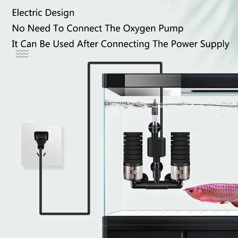 Aquarium Filter with Water Pump for Fish Tank Air Skimmer 6 | PricZone Aquarium Filter with Water Pump for Fish Tank Air Skimmer 6 | PricZone