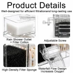 Aquarium Fish Tank Top Filter Box Water Circulation 5 | PricZone