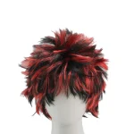 Red Spiky Wig Synthetic Short Messy Fluffy Layered Punk 2 | PricZone Red Spiky Wig Synthetic Short Messy Fluffy Layered Punk 2 | PricZone