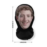 1Pack Realistic 3D Mesh Celebrity Face Mask and Headpiece 4 | PricZone 1Pack Realistic 3D Mesh Celebrity Face Mask and Headpiece 4 | PricZone