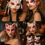 Printed Fox HalfFace Mask Kit Unisex Adult OneSize 3 | PricZone